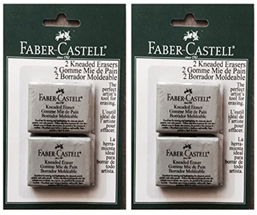 Book Cover Faber Castell 2-Pack - Large Kneaded Eraser 2 Erasers per pack (4 Total Erasers)