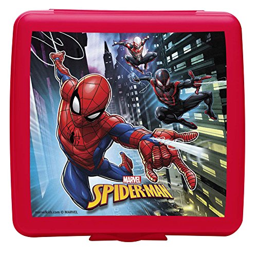 Zak Designs Marvel Comics Reusable Sandwich Container, Spider-Man