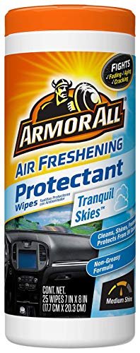 Armor All Tranquil Skies Scent Air Freshening Car Protectant Wipes (25 Count)