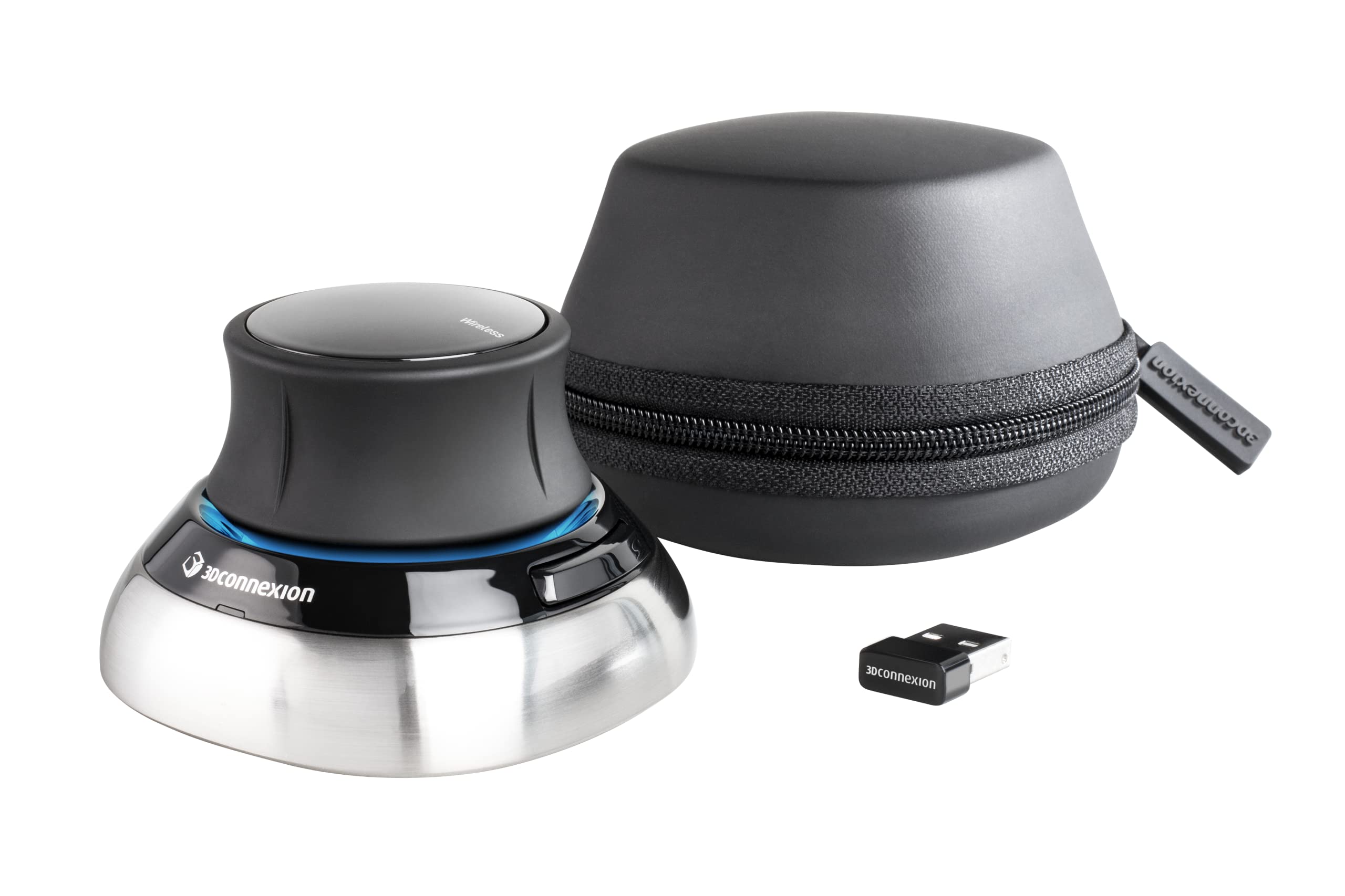 3Dconnexion 3DX-700066 Spacemouse Wireless (With Carry Case And Universal Receiver)