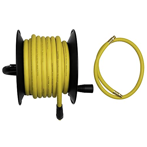 DeWalt DXCM024-0348 3/8â€ x 50â€™ Manual Hose Reel with Rubber Hose