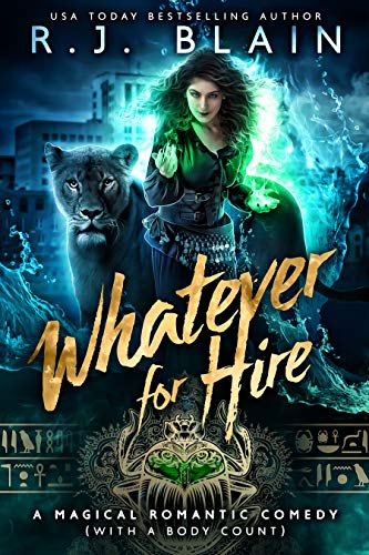 Book Cover Whatever for Hire: A Magical Romantic Comedy (with a body count)