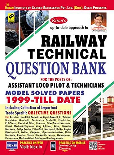 Kiran's Railway Technical Question Bank (1999 - till Date) 2130
