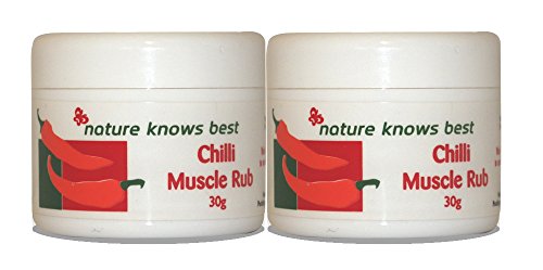 Nature Knows Best Chilli Muscle Rub 2 x 30g