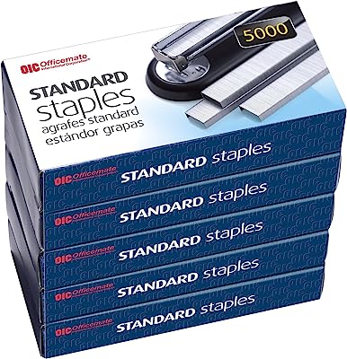 Book Cover Officemate Standard Staples, 5 Boxes General Purpose Staple (91925)