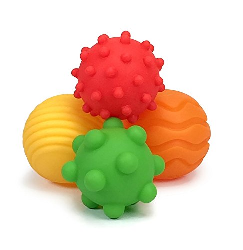 Infantino 217018 Bal les Soup les Sensorielles Jeux de Balles Multicolore