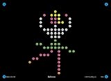 IllumiPeg Little Miss refill templates for Lite Brite Magic Screen (12 sheets, 6x8)