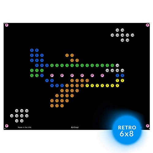 llumiPeg Light Brite Magic Screen Refills - Things That Go Art Templates (12 Sheets)