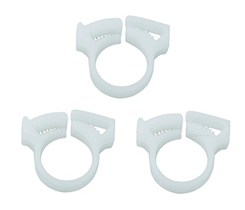 ATIE Sweep Hose Attachment Clamp B15 Replace Polaris 180 280 360 380 Pool Cleaner Sweep Hose Attachment Clamp B15 B-15 (3 Pack)
