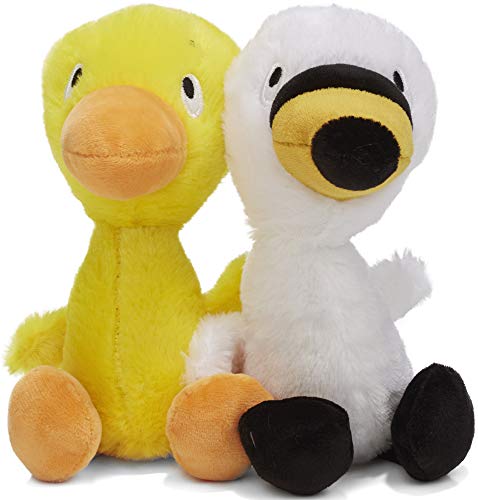 Book Cover KIDS PREFERRED Duck and Goose Set Stuffed Animal Plush Toy , 7.5 Inches