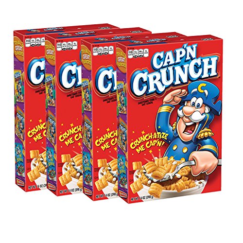 Book Cover Cap'N Crunch Cereal, 14oz Boxes, 4 Count