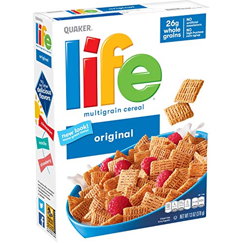 Book Cover Life Breakfast Cereal, Original, 13oz Boxes (3 Pack)