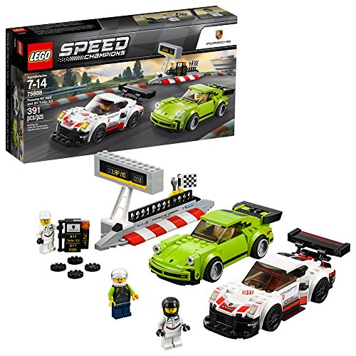 LEGO Speed Champions Porsche 911 RSR and 911 Turbo 3.0 75888 Building Kit (391 Piece)