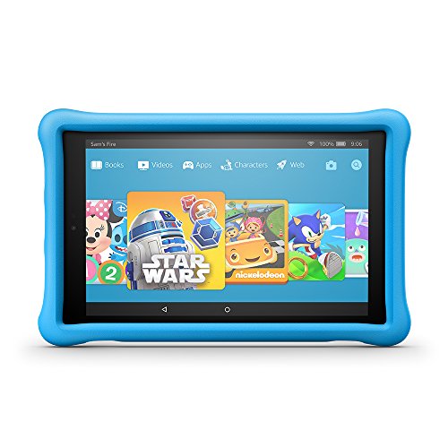 Fire HD 10 Kids Edition Tablet, 10.1" 1080p Full HD Display, 32 GB, Blue Kid-Proof Case (Previous Generation - 7th)