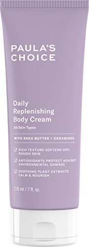 Paula's Choice Daily Replenishing Body Cream, Shea Butter, Jojoba & Squalane, Fragrance Free Moisturizer, 7 Ounce