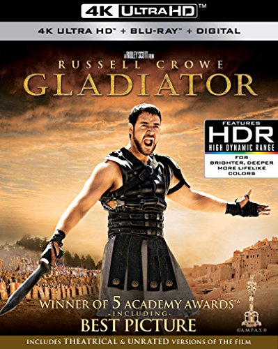 Book Cover Gladiator (4K UHD + Blu-ray + Digital)