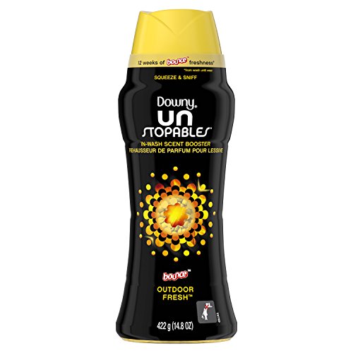 Book Cover Downy Unstopables In-Wash Scent Booster Beads, Bounce Outdoor Fresh Scent, 14.8 oz
