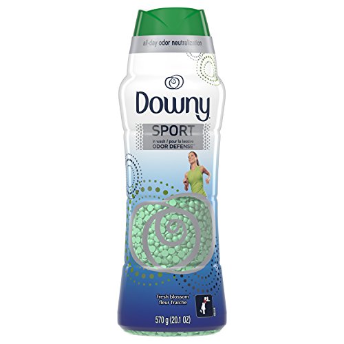 Book Cover Downy Sport Odor Defense Beads in Wash Scent Beads, Fresh Blossom, 20.1 Ounce