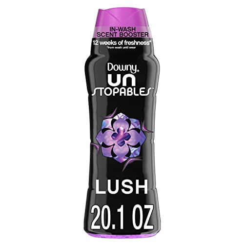 Book Cover Downy Unstopable In-Wash Scent Booster Beads, Lush, 20.1 Ounce (Pack of 1)
