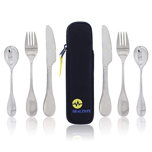 Book Cover Mindful Eating Portion Control Flatware - for weight loss bariatric diet