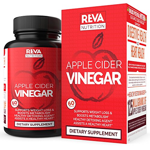 Book Cover Maximum Strength Apple Cider Vinegar Pills - 1250mg Servings - Weight Loss, Detox, Healthy Heart Support, 1250mg Servings, Digestion & Cleanse Non-GMO