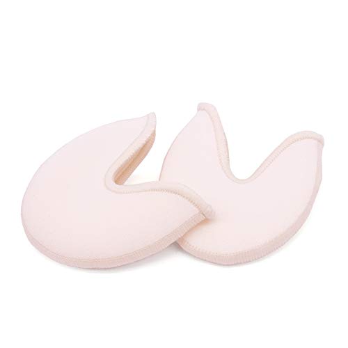 Book Cover DANCEYOU Ballet Pointe Pads Toe Pads Protector Ouch Pouch Toe Pad,Casual Use,Ultra Soft Ballet Silicone Gel Toe Caps for Women and Girls S