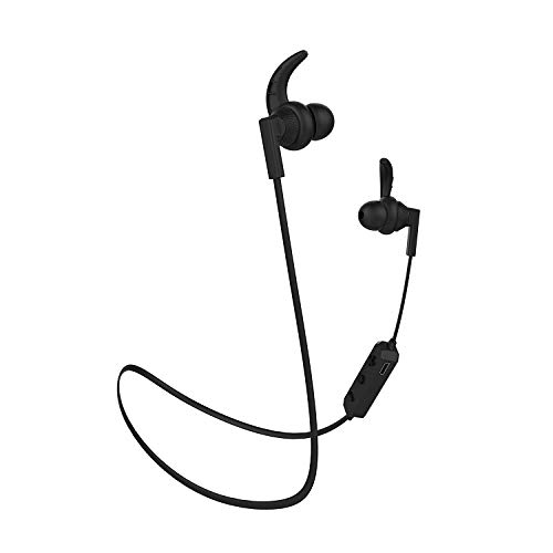 Wireless Bluetooth 5.0 Headphones with USB-C LED Display Power Charging Case (Dark)