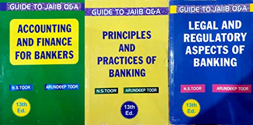 CONBO SET FOR JAIIB 3 BOOKS SET ( LEGAL , PRINCIPLES AND ACCOUNTING ) NEW 13TH, EDITION 2018