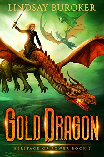 Book Cover Gold Dragon (Heritage of Power Book 5)
