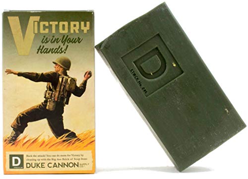 Duke Cannon WWII Era Big Brick of Soap for Men - Victory, 10oz. Limited Edition