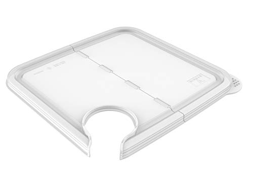 EVERIE Collapsible Hinged Lid Compatible with Wancle Sous Vide Cookers and Rubbermaid 12 18 22 Quart Container, BPA Free Plastic Lid (Does Not Fit Anova or Joule)