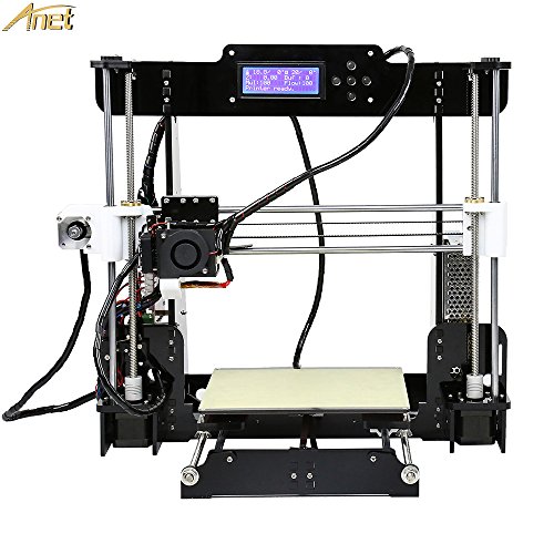 Anet Auto Leveling A8 3D Printer with Included Filament, 0.4mm Extrude Nozzle, Tools, Auto Level Sensor - Reprap i3 DIY 3D Printer Kit Self Levelling Sensor