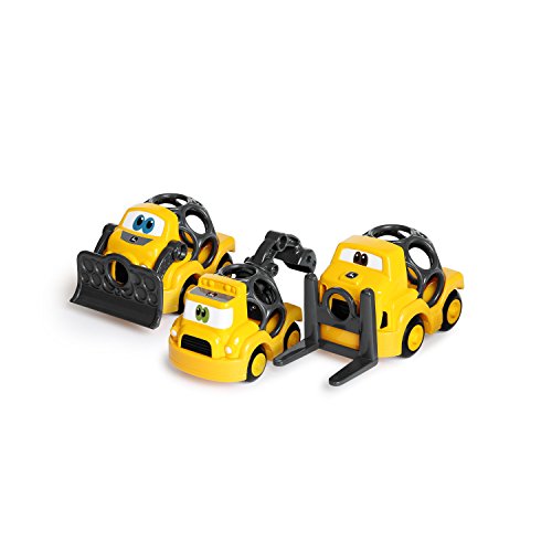 Oball Go Grippers John Deere Construction Cruisers Push Vehicles Set, Ages 12 months +
