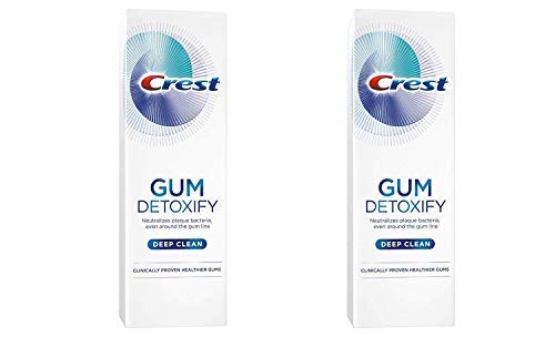 Book Cover Crest Gum Detoxify Toothpaste, Deep Clean, 4.1 oz (116g) - Pack of 2