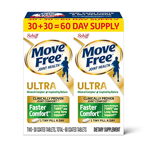 Book Cover Calcium & Calcium Fructoborate Based Ultra Faster Comfort Joint Health Supplement Tablets, Move Free, Clinically Proven Joint Comfort in 1 Tiny Pill A Day (Packaging May Vary), 30 Count (Pack of 2)