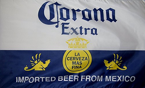 Book Cover Bargain Factory Corona Extra Beer Flag - Premium UV Fade Resistant Polyester