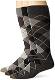 Gold Toe Men's Carlyle Argyle Crew Socks, 3 Pairs