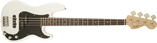 Book Cover Squier by Fender Affinity Series Precision Beginner Electric Bass - PJ - Olympic White