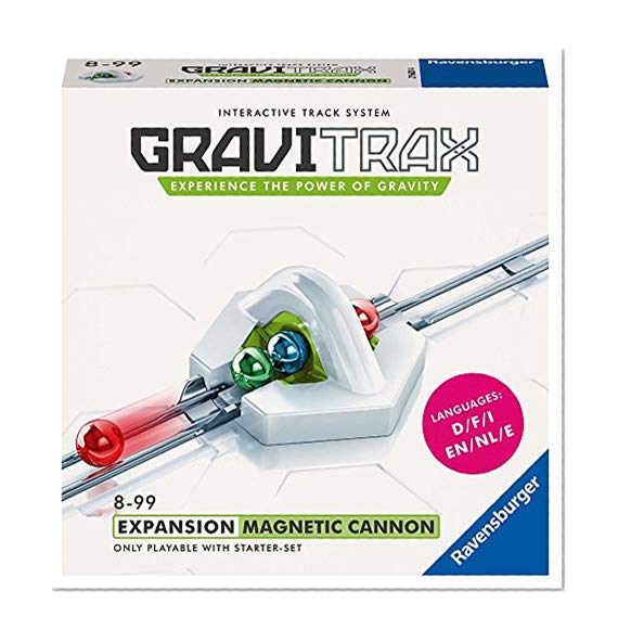 Raventrack Gravitrax Magnetic Cannon Accessory - Revolutionary Marble Run & STEM Toy | Perfect for Kids Age 8 & Up | Compatible Accessory for 2019 Toy of The Year Finalist Gravitrax Set