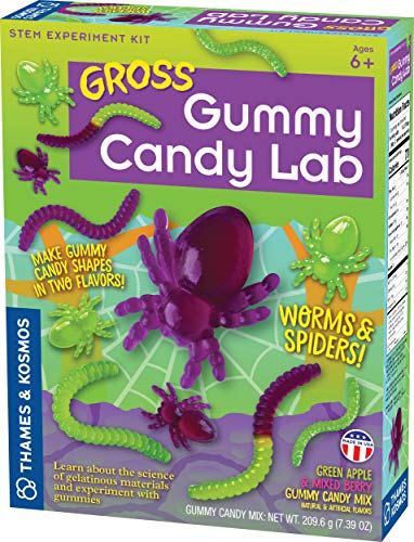 Thames & Kosmos 550026 Gross Gummy Candy Lab: Worms and Spiders Science Experiment Kit