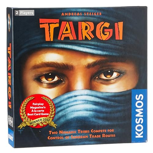 Thames & Kosmos 691479 Targi | Two Nomadic Tribes Compete for Trade Routes | Competitive Strategy Game, 2-Players | Ages 12+ |