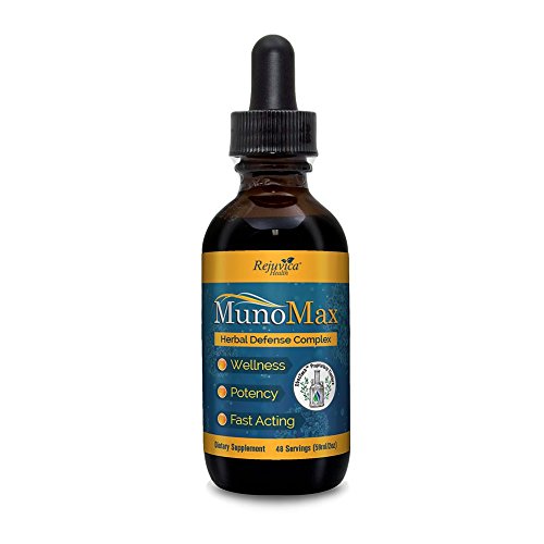 MunoMax - Real Immune Support - All-Natural Liquid Formula for 2X Absorption - Elderberry, Echinacea, Turmeric and More