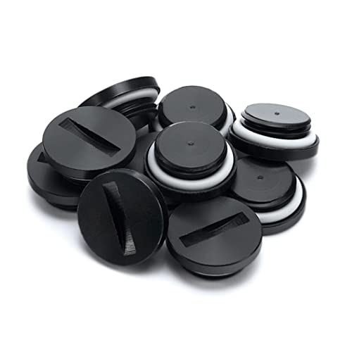 EK Water Blocks EK-PLUG G1/4 Acetal - Black (10 pack)