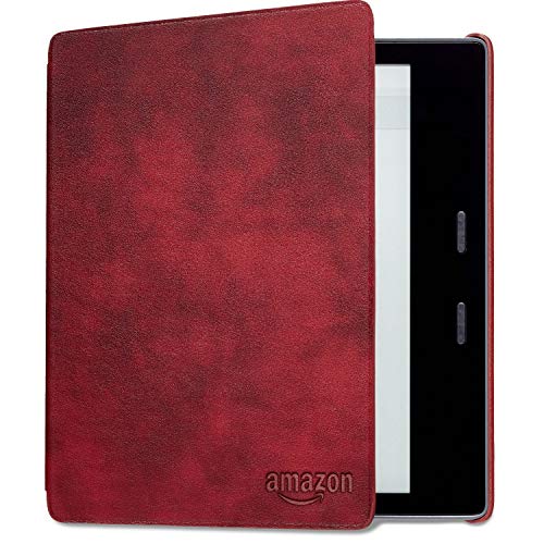Book Cover Kindle Oasis Leather Cover, Merlot