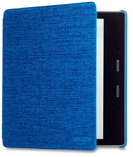 Book Cover Kindle Oasis Water-Safe Fabric Cover, Marine Blue