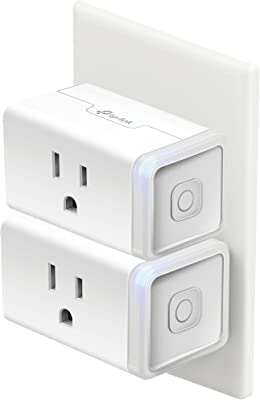 Book Cover Kasa Smart Plug HS103P2, Smart Home Wi-Fi Outlet Works with Alexa, Echo, Google Home & IFTTT, No Hub Required, Remote Control,15 Amp,UL Certified, 2-Pack White