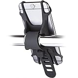 Cycle Torch Bicycle Silicone Cellphone Mount, Universal Cradle for Any Smartphone with 4.5-6 Inch Screens and All Bicycle Handlebars, Attach and Detach in Seconds