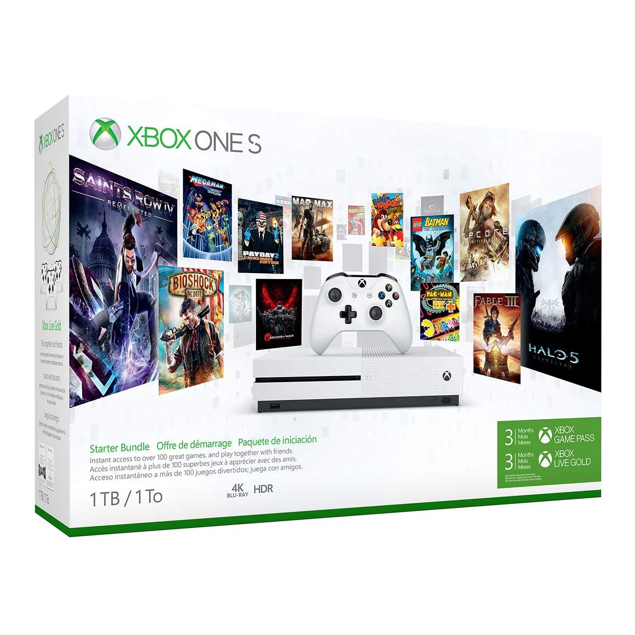 Book Cover Xbox One S 1Tb Console - Starter Bundle (Discontinued) Single