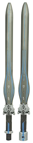 NERF Vendetta N-Force Double Sword Toy - Includes 2 Foam Blades with Plastic Core - for Kids, Teens, Adults, Brown