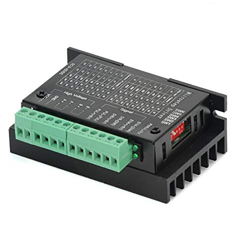 TB6600 4A 9-42V Stepper Motor Driver CNC Controller, Stepper Motor Driver Nema tb6600 Single Axes Two Phase Hybrid Stepper Motor for CNC